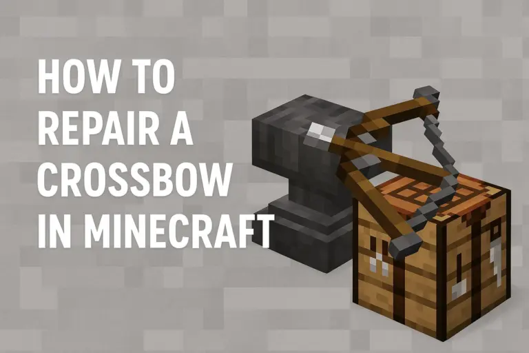 How to Repair a Crossbow in Minecraft